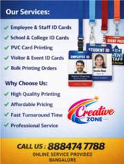 Plastic ID card Rs. 20/- Only | Lanyards Rs. 30/- | Contact C